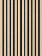 Mexen Lam-F akustische Wandpaneele 275 x 30 cm, Filz 8 mm, technisches Furnier, Sand Eiche - S105-275307-3015-001