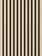 Mexen Lam-F lamele ścienne akustyczne 275 x 30 cm, filc 8 mm, fornir techniczny, Dąb Piaskowy - S105-275307-3015-001