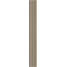 Mexen Lam-F akustische Wandpaneele 275 x 30 cm, Filz 8 mm, technisches Furnier, Sand Eiche - S105-275307-3015-001