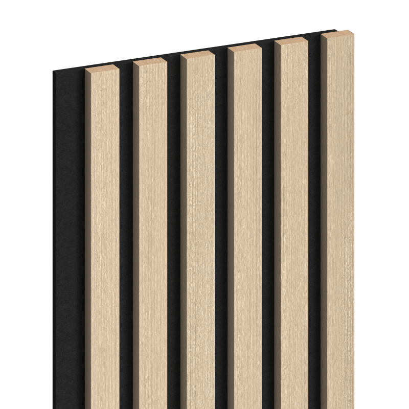 Mexen Lam-F lames anciennes acoustiques 275 x 30 cm, feutre 8 mm, placage technique, Chêne Sable - S105-275307-3015-001