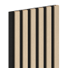 Mexen Lam-F akustische Wandpaneele 275 x 30 cm, Filz 8 mm, technisches Furnier, Sand Eiche - S105-275307-3015-001