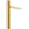 Mexen Zero+ high washbasin tap, gold - 71610-50