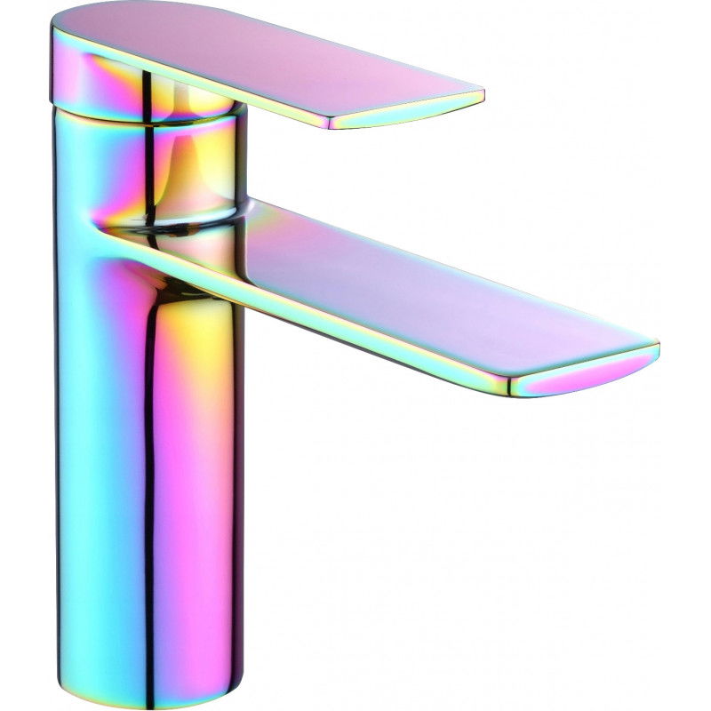 Mexen Zero washbasin faucet, blue/pink - 71100-52