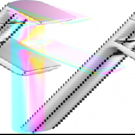 Mexen Zero washbasin faucet, blue/pink - 71100-52