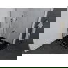 Mexen Pretoria douchecabine draaideur 100 x 120 cm, transparant, chroom + Flat douchebak, zwart - 852-100-120-01-00-4070