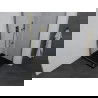 Mexen Pretoria Duschkabine, schwenkbar 90 x 90 cm, transparent, gold + Flat Duschwanne, schwarz - 852-090-090-50-00-4070G