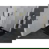Mexen Pretoria douchecabine scharnierend 100 x 70 cm, transparant, goud + Flat douchebak, zwart - 852-100-070-50-00-4070G