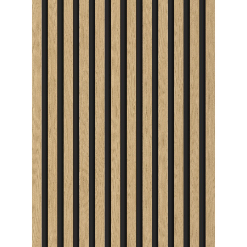 Mexen Lam-B Wandpaneele 275 x 30 cm, HDF-Platte 4 mm, technisches Furnier, Goldene Eiche - S100-275307-3015-003
