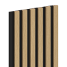 Mexen Lam-B lamelles murales 275 x 30 cm, panneau HDF 4 mm, placage technique, Chêne Doré - S100-275307-3015-003