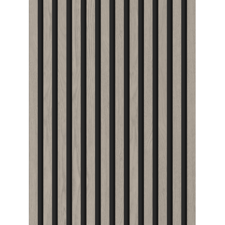Mexen Lam-B Wandpaneele 275 x 30 cm, HDF-Platte 4 mm, Technisches Furnier, Aschgraue Eiche - S100-275307-3015-005