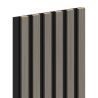 Mexen Lam-B Wandpaneele 275 x 30 cm, HDF-Platte 4 mm, technisches Furnier, Stahleiche - S100-275307-3015-006