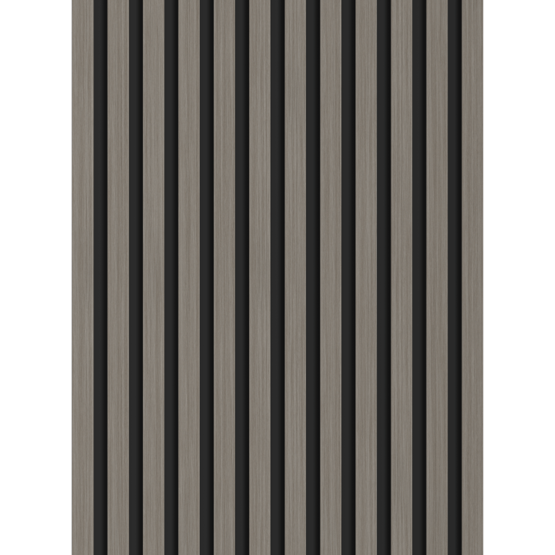 Mexen Lam-B wall slats 275 x 30 cm, 4 mm HDF board, technical veneer, Steel Oak - S100-275307-3015-006