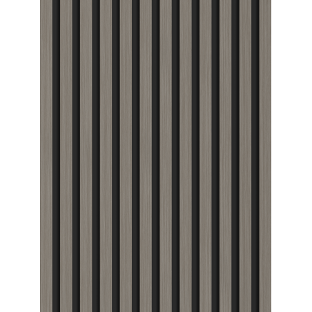 Mexen Lam-B wall slats 275 x 30 cm, 4 mm HDF board, technical veneer, Steel Oak - S100-275307-3015-006