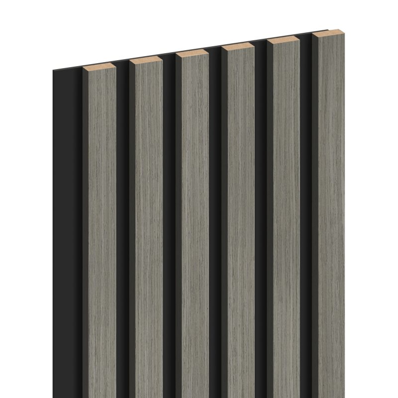 Mexen Lam-B lamelles murales 275 x 30 cm, panneau HDF 4 mm, placage technique, Chêne Heritage - S100-275307-3015-008