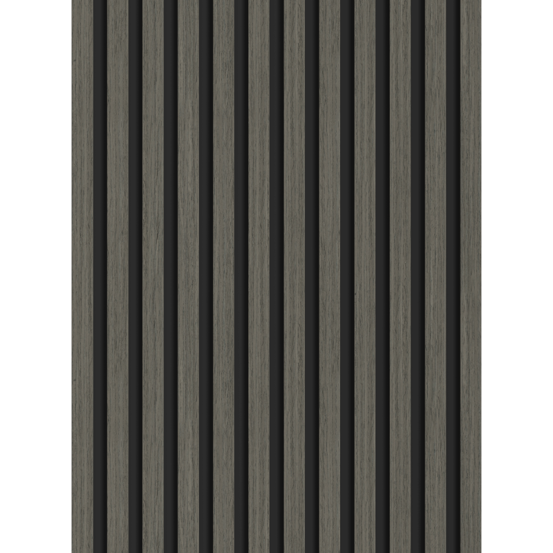 Mexen Lam-B lamelles murales 275 x 30 cm, panneau HDF 4 mm, placage technique, Chêne Onyx - S100-275307-3015-010