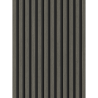 Mexen Lam-B lamelles murales 275 x 30 cm, panneau HDF 4 mm, placage technique, Chêne Onyx - S100-275307-3015-010