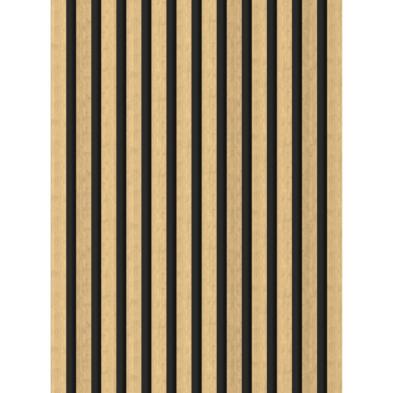 Mexen Lam-B seinäkiskot 275 x 30 cm, HDF-levy 4 mm, tekninen viilu, Luonnollinen bambu - S100-275307-3015-011
