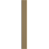 Mexen Lam-B wandlamellen 275 x 30 cm, HDF-plaat 4 mm, technische fineer, Natuurlijke Bamboe - S100-275307-3015-011