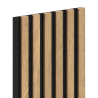 Mexen Lam-B lamelles murales 275 x 30 cm, panneau HDF 4 mm, placage technique, Pin Classique - S100-275307-3015-012