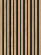 Mexen Lam-B stenni lameli 275 x 30 cm, HDF plošča 4 mm, tehnični furnir, Klasični Bor - S100-275307-3015-012