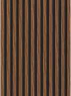 Mexen Lam-B wall slats 275 x 30 cm, 4 mm HDF board, technical veneer, Ruby Mahogany - S100-275307-3015-013