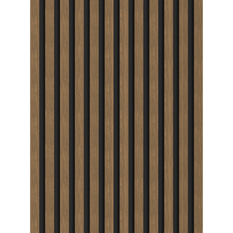 Mexen Lam-B väggpaneler 275 x 30 cm, HDF-skiva 4 mm, teknisk faner, Naturlig Valnöt - S100-275307-3015-016