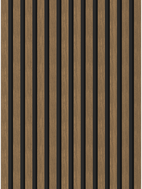 Mexen Lam-B lamas de pared 275 x 30 cm, tablero HDF 4 mm, chapa técnica, Nogal Natural - S100-275307-3015-016