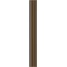 Mexen Lam-B lames murales 275 x 30 cm, panneau HDF 4 mm, placage technique, Noyer Naturel - S100-275307-3015-016