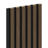 Mexen Lam-B Wandpaneele 275 x 30 cm, HDF-Platte 4 mm, technisches Furnier, Espresso-Walnuss - S100-275307-3015-019