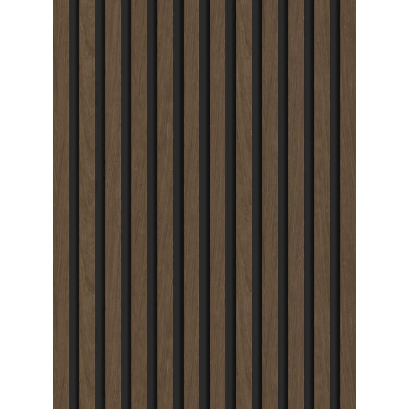 Mexen Lam-B lamele ścienne 275 x 30 cm, płyta HDF 4 mm, fornir techniczny, Orzech Espresso - S100-275307-3015-019