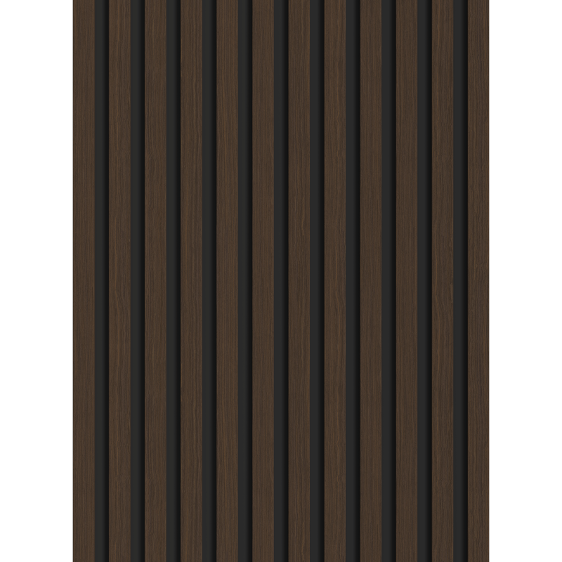 Mexen Lam-B wall slats 275 x 30 cm, 4 mm HDF board, technical veneer, Rosewood - S100-275307-3015-021