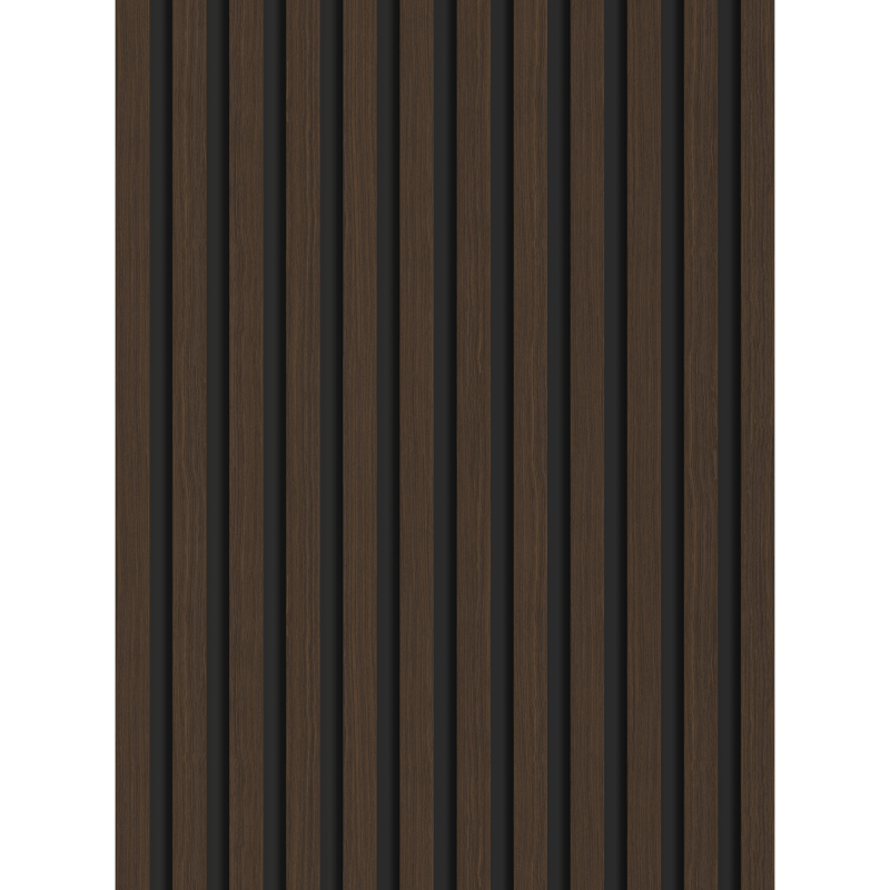 Mexen Lam-B Wandpaneele 275 x 30 cm, HDF-Platte 4 mm, Technisches Furnier, Palisander Nussbaum - S100-275307-3015-021