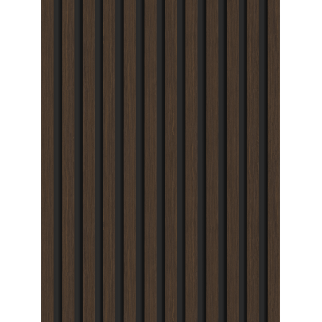 Mexen Lam-B wall slats 275 x 30 cm, 4 mm HDF board, technical veneer, Rosewood - S100-275307-3015-021