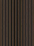 Mexen Lam-B lamelles murales 275 x 30 cm, panneau HDF 4 mm, placage technique, Noyer Palissandre - S100-275307-3015-021