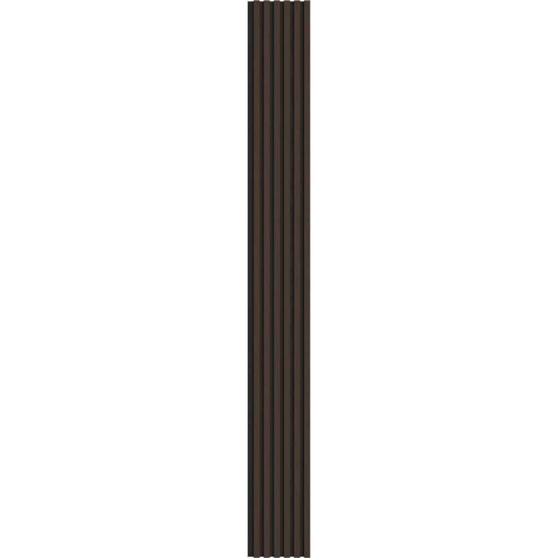 Mexen Lam-B lamele ścienne 275 x 30 cm, płyta HDF 4 mm, fornir techniczny, Orzech Palisandrowy - S100-275307-3015-021
