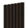 Mexen Lam-B lamele ścienne 275 x 30 cm, płyta HDF 4 mm, fornir techniczny, Heban Brązowy - S100-275307-3015-022