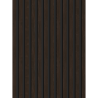 Mexen Lam-B lamelles murales 275 x 30 cm, panneau HDF 4 mm, placage technique, Ébène Marron - S100-275307-3015-022