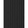 Mexen Lam-B lames murales 275 x 30 cm, panneau HDF 4 mm, placage technique, Ébène Noir - S100-275307-3015-023