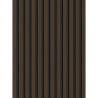 Mexen Lam-B wall slats 275 x 30 cm, 4 mm HDF board, technical veneer, Smoked Walnut - S100-275307-3015-024