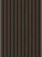 Mexen Lam-B wall slats 275 x 30 cm, 4 mm HDF board, technical veneer, Burnt Walnut - S100-275307-3015-024