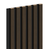 Mexen Lam-B lamelles murales 275 x 30 cm, panneau HDF 4 mm, placage technique, Noyer Brûlé - S100-275307-3015-024