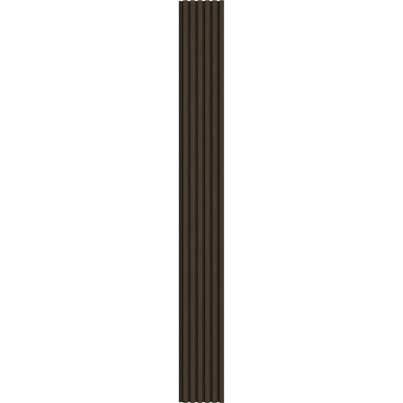 Mexen Lam-B sienas lameles 275 x 30 cm, HDF plāksne 4 mm, tehniskais finieris, Dedzināts Rieksts - S100-275307-3015-024