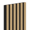 Mexen Lam-F schallabsorbierende Wandpaneele 275 x 30 cm, Filz 8 mm, technisches Furnier, Goldene Eiche - S105-275307-3015-003