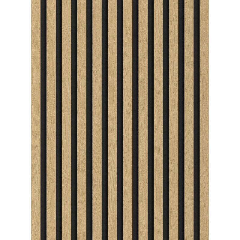 Mexen Lam-F lamele de pared acústicas 275 x 30 cm, fieltro 8 mm, chapa técnica, Roble Dorado - S105-275307-3015-003