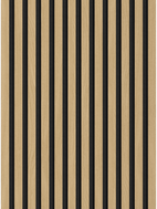 Mexen Lam-F lamelle acustiche parete 275 x 30 cm, feltro 8 mm, impiallacciatura tecnica, Rovere Dorato - S105-275307-3015-003