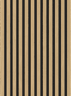 Mexen Lam-F lamelles murales acoustiques 275 x 30 cm, feutre 8 mm, placage technique, Chêne Doré - S105-275307-3015-003