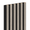 Mexen Lam-F paneles de pared acústicos 275 x 30 cm, fieltro de 8 mm, chapa técnica, Roble Ceniza - S105-275307-3015-005