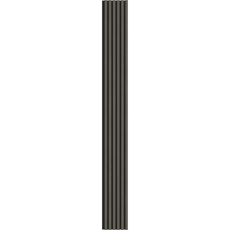 Mexen Lam-F lamele de pared acústicas 275 x 30 cm, fieltro 8 mm, chapa técnica, Roble Ónix - S105-275307-3015-010