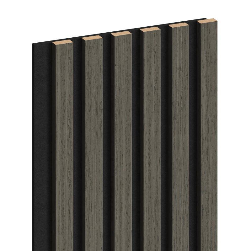 Mexen Lam-F akustische Wandlamellen 275 x 30 cm, Filz 8 mm, technisches Furnier, Onyx-Eiche - S105-275307-3015-010