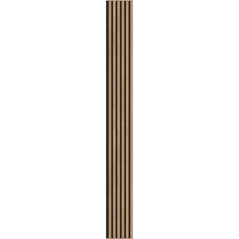 Mexen Lam-F lamele ścienne akustyczne 275 x 30 cm, filc 8 mm, fornir techniczny, Sosna Klasyczna - S105-275307-3015-012